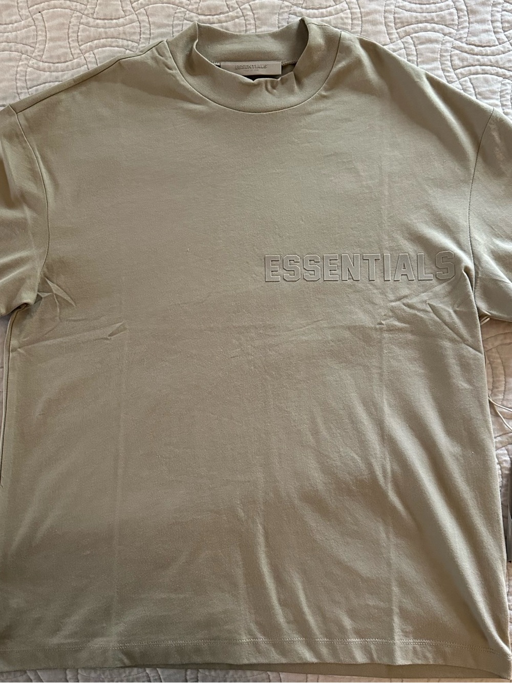 Essentials Fear of God Short Sleeve Tee in Smoke